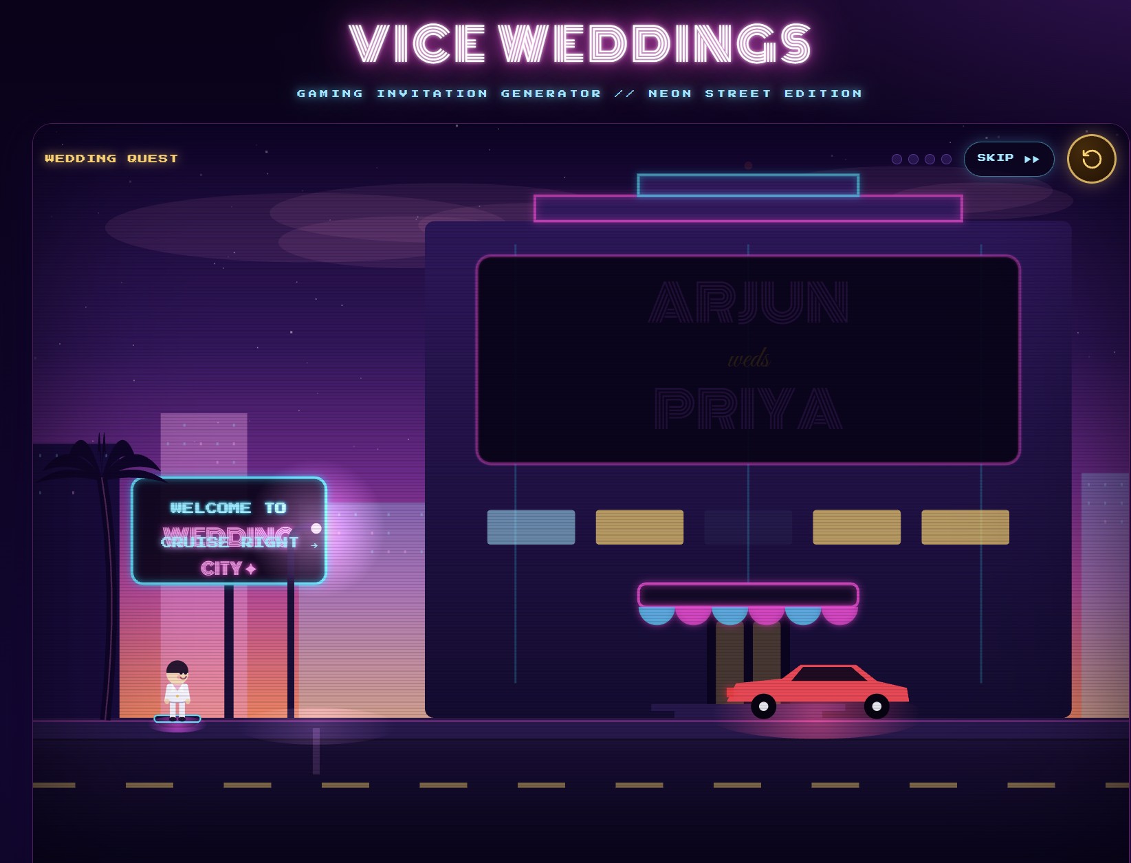 Vice City Wedding cover